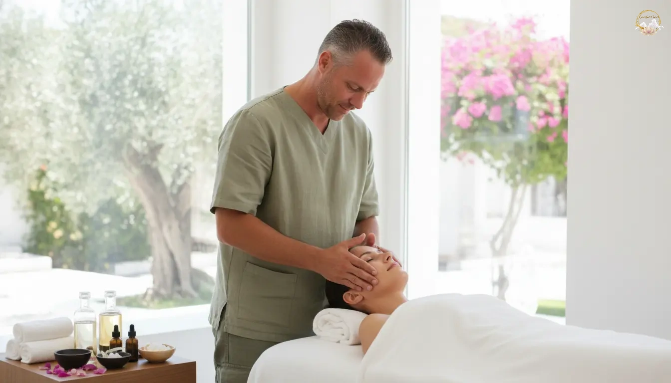 Complete body massage session in Crete in a private spa room